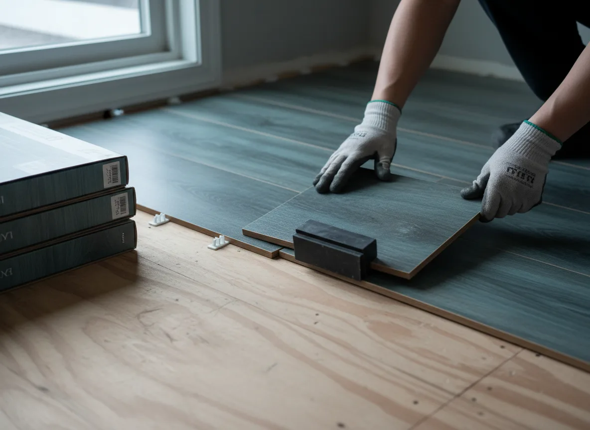Luxury Vinyl Plank Installation company in Kenmare, ND
